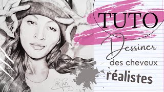 TUTORIEL | Dessiner des cheveux réalistes - Ombre et lumière / Realistic hair screenshot 2