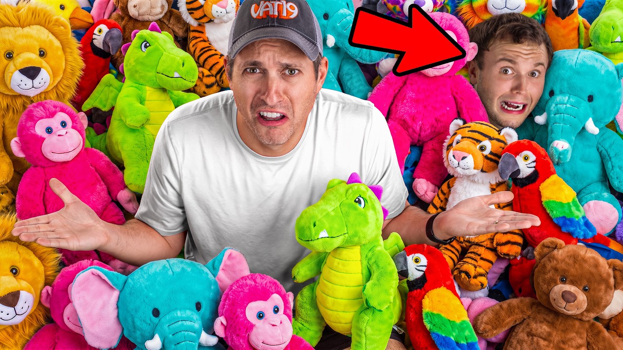 Can You Find The Man Hiding in the Stuffed Animal?