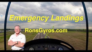 Emergency Landing Practice and Procedure (Tips and Tricks)
