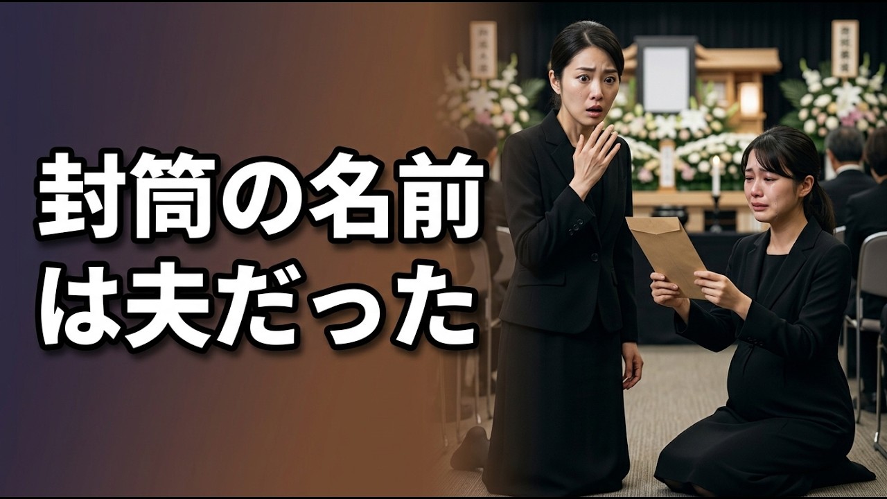 【韓国実話】義父の葬儀に現れた妊婦…封筒の名前は夫でした