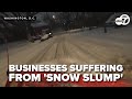Businesses suffering from "snow slump"
