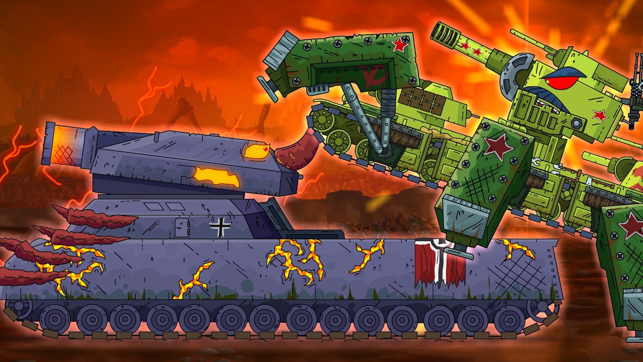 LEVIATHAN HAS BEEN DESTROYED! Ratté has become a demon - Cartoons about tanks