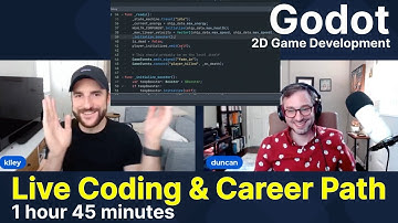 LIVE CODING with Godot - How A Web Developer Got Into Game Dev