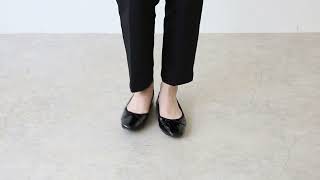 ふわカル スクエアトゥ バレエシューズ