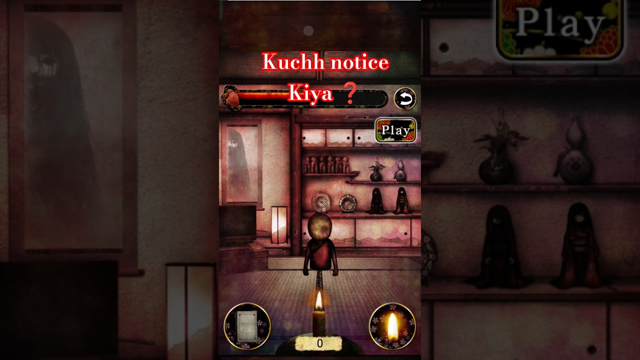 #Japanese doll 🎎#very very scary game do not try 😰