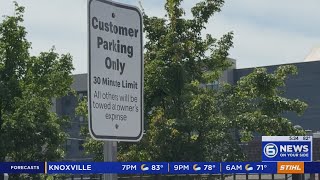 Knoxville woman gets refund after car towed despite not exceeding 30-minute limit