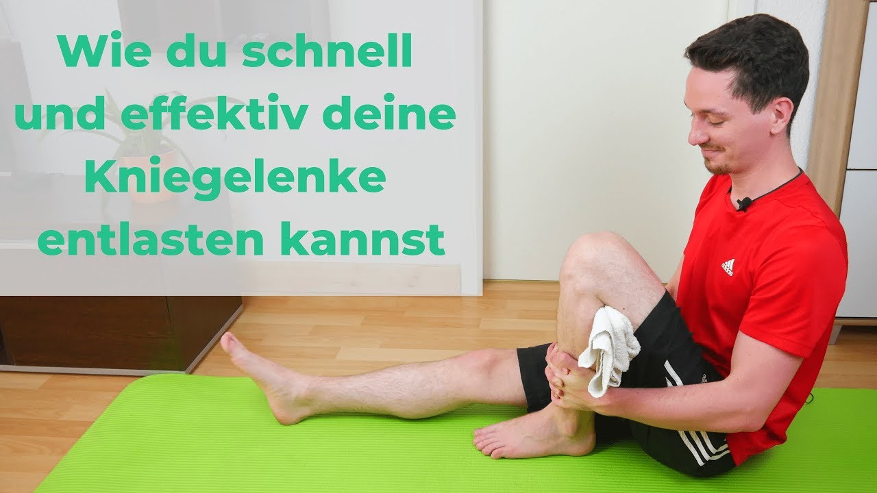 Zwei simple und effektive Übungen zum Knie entlasten - YouTube