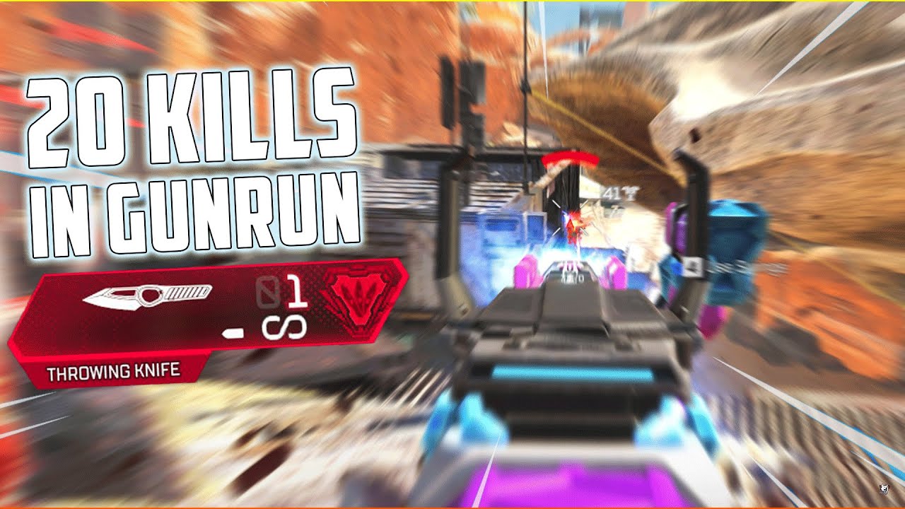 GOT 2O KILLS IN GUNRUN | APEX LEGENDS - YouTube