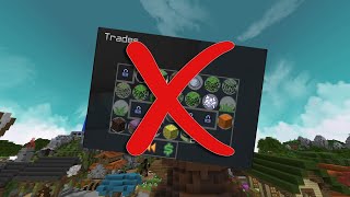 Skyblock Trade Menu Is BROKEN!! DELETES ITEMS!!! #shorts