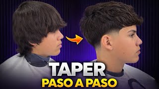 TAPER STEP BY STEP with LOTS OF TEXTURE🔥📚 | 9 MONTHS WITHOUT CUTTING😱
