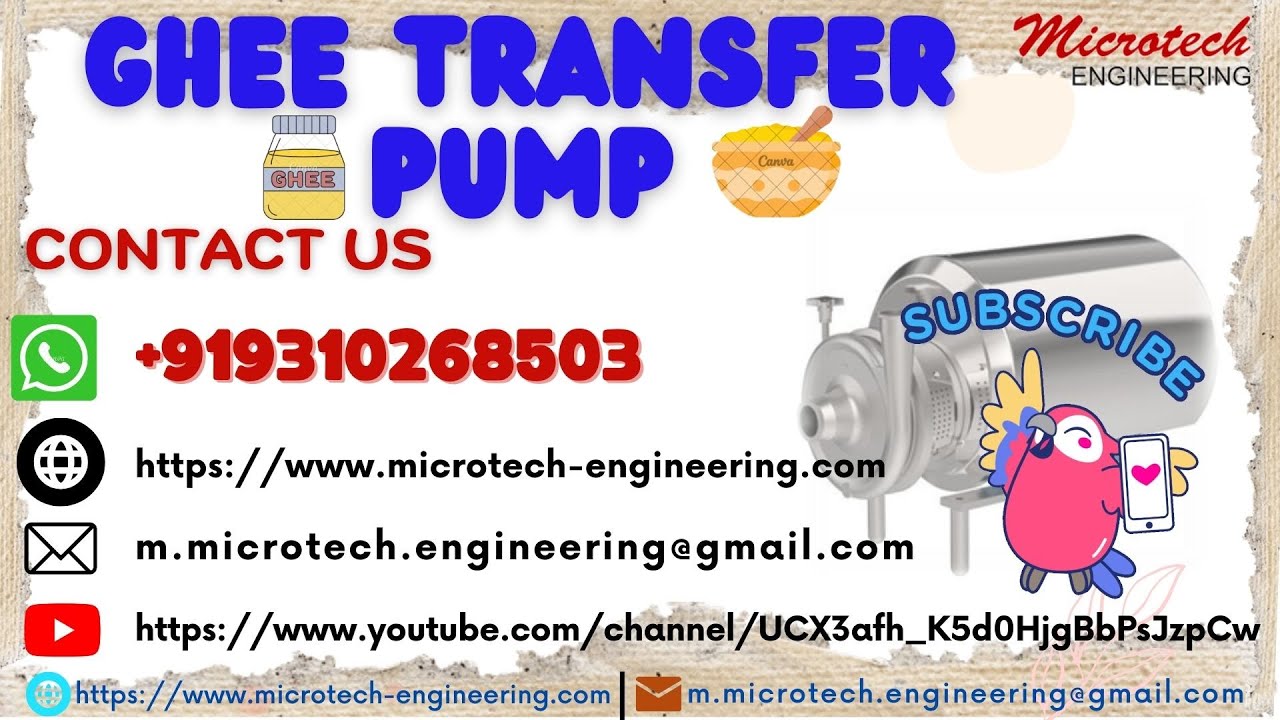 Ghee transfer pump , hot oil transfer pump, food grade oil transfer pump, chemical recirculation