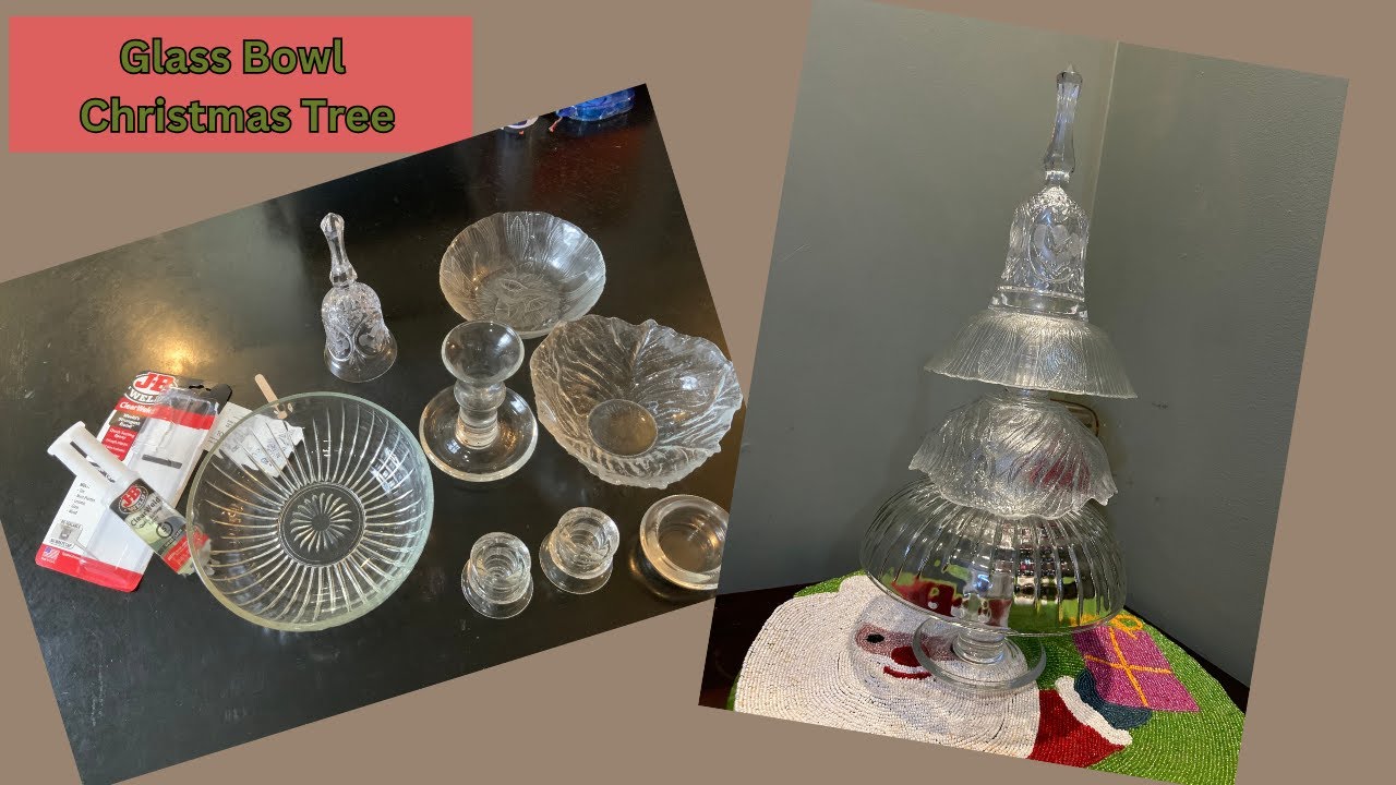 Glass Bowl Christmas Tree