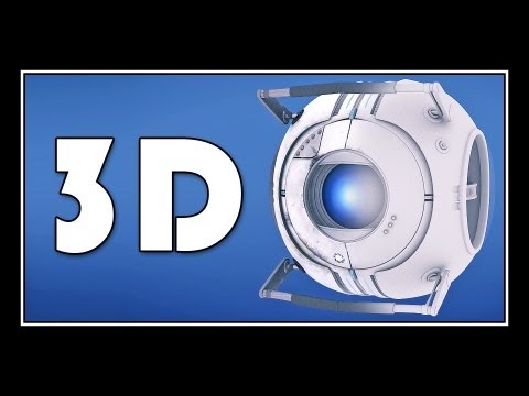 Portal 2 - High Poly Wheatley 3D Model