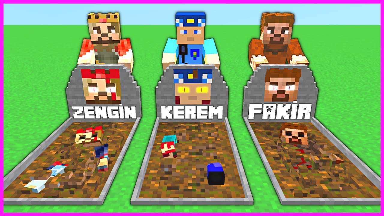 KÖTÜ İKİZLERİN MEZARINA GİRDİK! 😱 - Minecraft