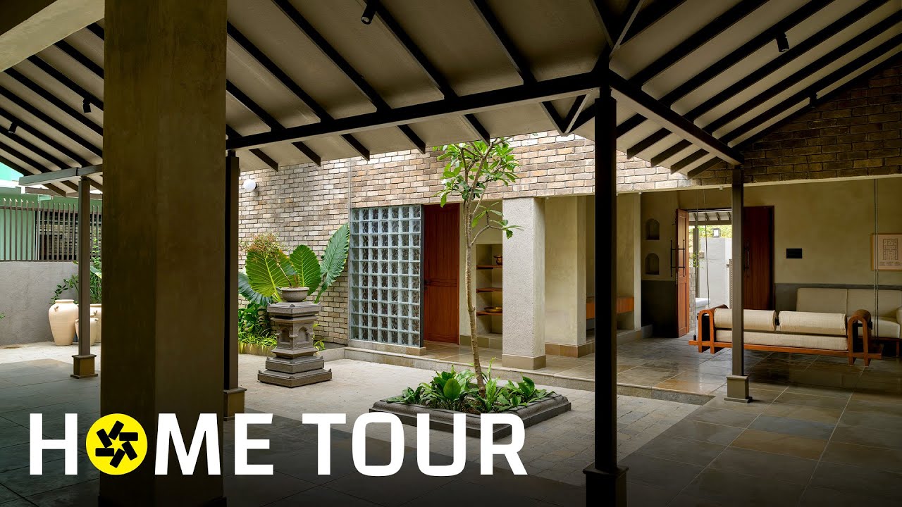 Wada Architecture Inspired This MODERN House in Amravati (House Tour)