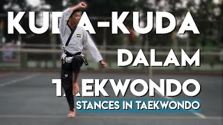 STANCES IN TAEKWONDO || TAEKWONDO BASICS [ENG SUB]