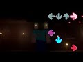 FNF VS STEVE ENTITY - From The Caves - The Name Of God Will Set You Free (Minecraft Horror Mod)