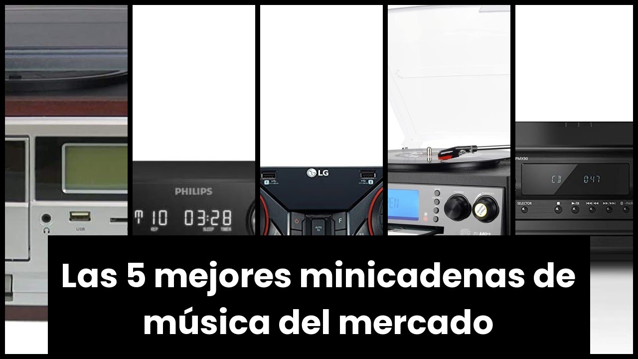 🥇 Las 5 mejores MINICADENAS HIFI de 2024