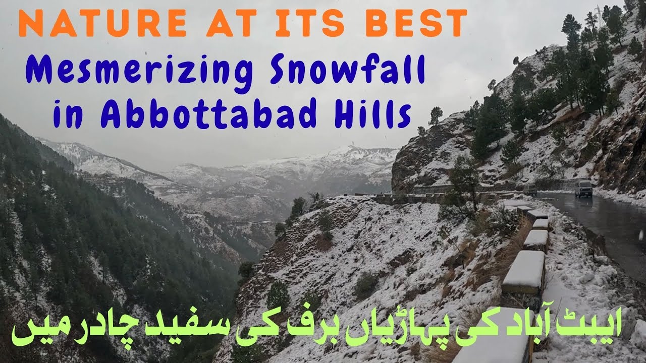 Abbottabad Hills Covered in Snow | Beautiful Winter Scenes