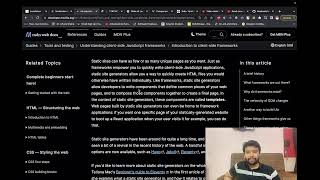 Famous Read docs with Shashtag : JavaScript (MDN) part 16 ( Till Introduction to client-side frameworks) Profile