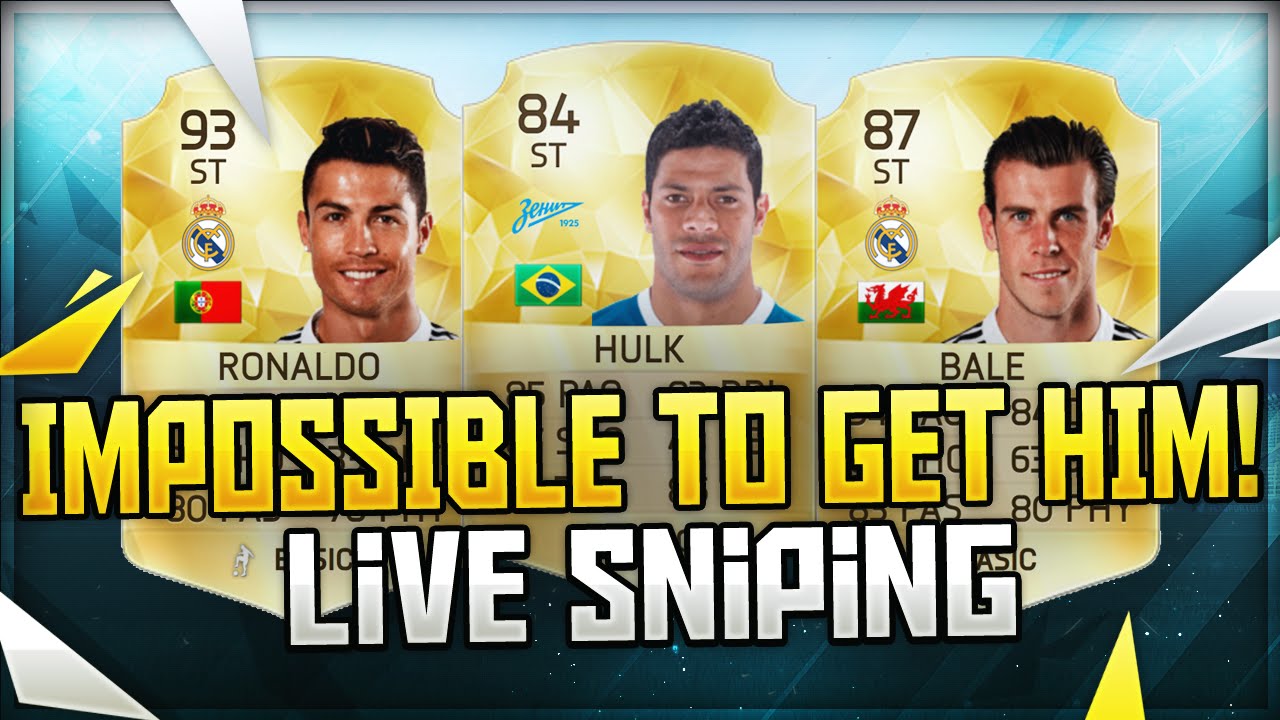 IMPOSSIBLE TO GET HIM! LIVE SNIPING REACTIONS - FIFA 16 ULTIMATE TEAM TRADING