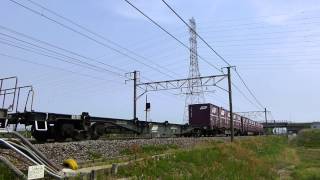 JR貨物 東海道本線 5071レ EF66-111号機 2014.05.03