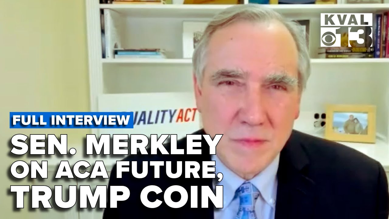 Ken R Merkley Sen. Merkley Addresses ACA Subsidies, Lawsuit, and Proposed Trump Coin ...