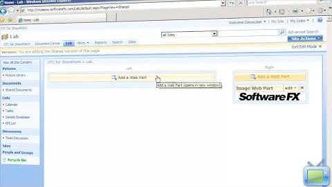 SharePoint 2007 Training Video: Deploy & Configure the Excel Web Access Web Part