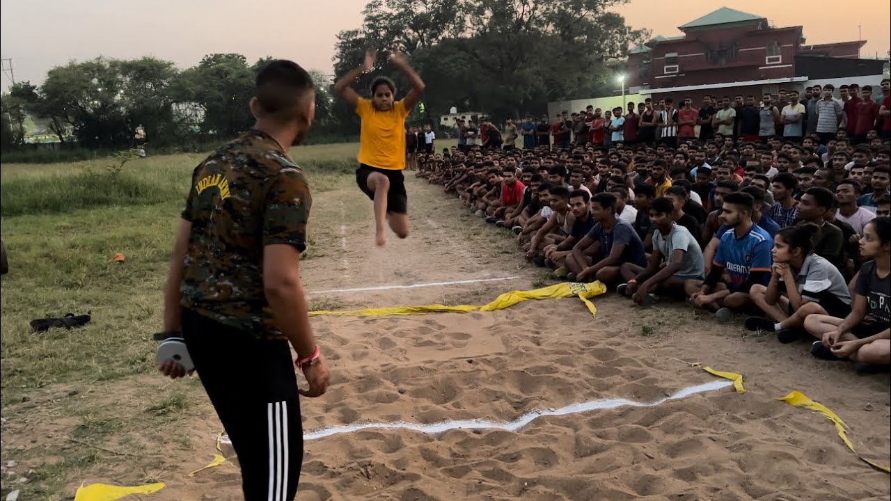 Indian Army Girls Long Jump Practice | Indore Physical Academy | 9770678245