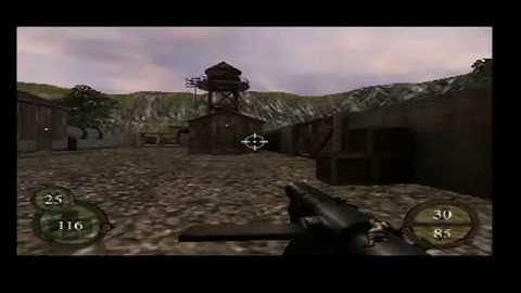 PS2 Return to Castle Wolfenstein: Operation Resurrection Forest Compound