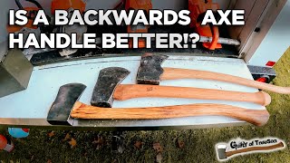 What is the BEST Axe Handle Setup? Testing a Backwards Axe Handle!