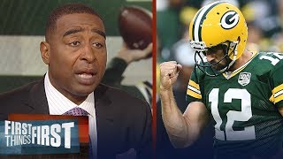 Cris and Nick on Aaron Rodgers' record contract extension with Packers | NFL | FIRST THINGS FIRST