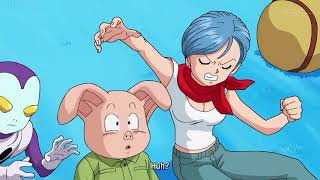 Dragon Ball Super Funny Moments Jaco Prevents Bulma Beating Her