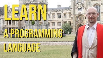 Learn a new programming language: advice from Cambridge professor
