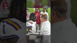 Nick Saban’s message for his former player Aaron Anderson after he transferred from Alabama to LSU