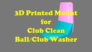 Club Clean Club & Ball Cleaner Mount for Club Car Precedent