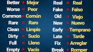 100 Palabras Opuestas en Inglés | Ingles y Español screenshot 1