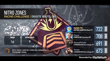 NFS NO LIMITS | PROVING GROUNDS | ASTON MARTIN ONE-77 | Day 4 - BLITZ | Event 7 - Nitro Zones