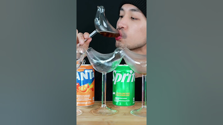 Drinking Most Popular Sodas