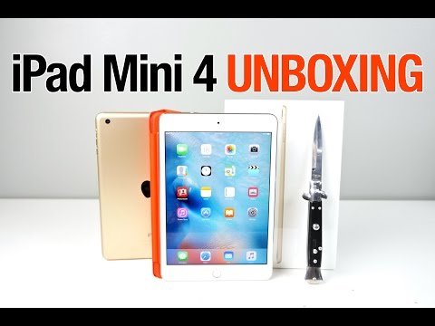 iPad Mini 4 Unboxing  amp  First Impressions