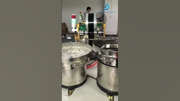 Automatic double bowl hardware counting filling bag packaging machine running video