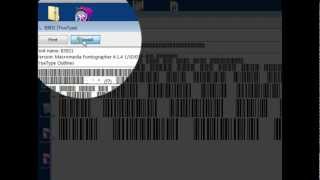 Install bar code font - Windows