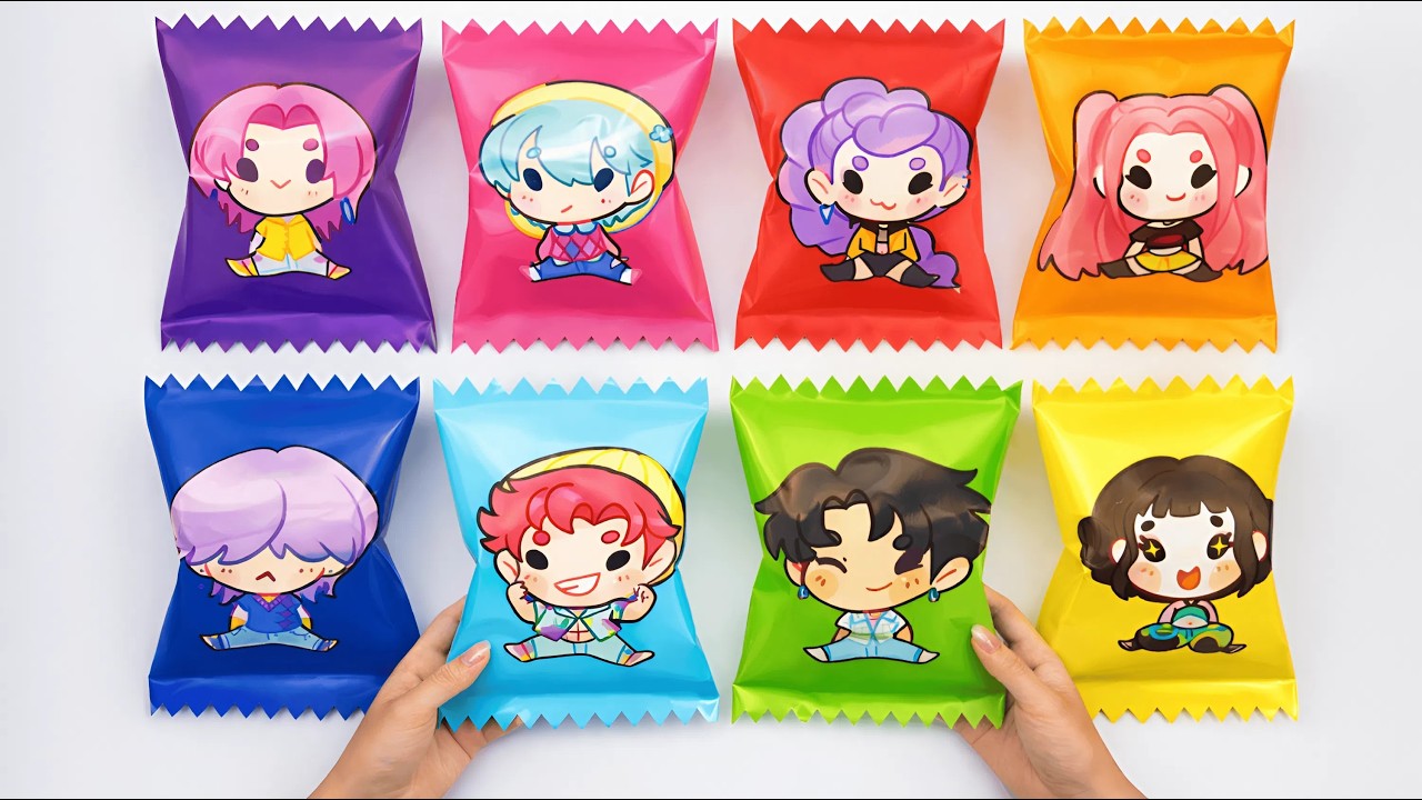 Paper DIY Unboxing✨KPOP DEMON HUNTER Mystery Candy Blind Bags!😱 | How To Make | ASMR