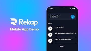 AI Meeting intelligence mobile app demo