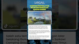 Sarkawi Cdaning Ground Lumajang Tawarkan Panorama Semeru Bintang Malam Dan Lava Pijar Menakjubkan