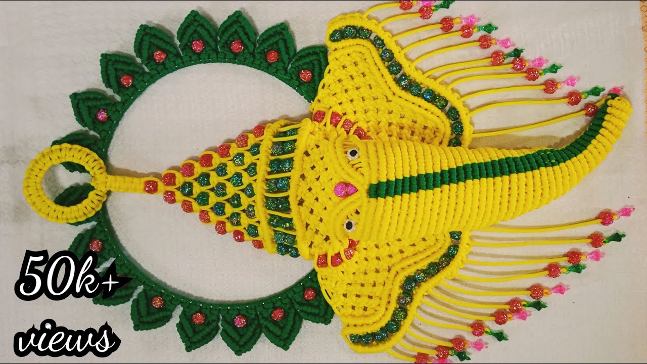 New Macrame Ganesha | Macrame Ganesha tutorial