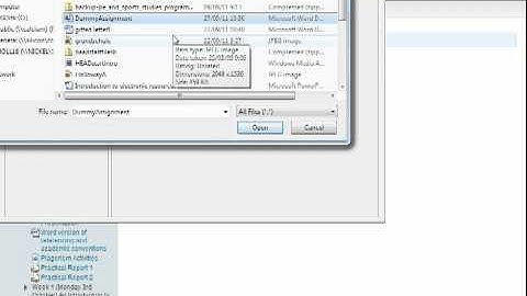 Moodle 2.0 - submitting an assignment to PY425