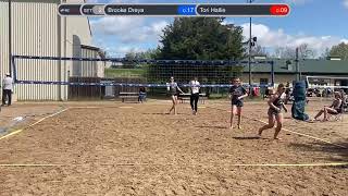Brooke Dreya vs Tori Hallie, 2022-04-30, P4:13 Spring AVP Qualifier 14s - Day 9, Match 4, 2nd Set