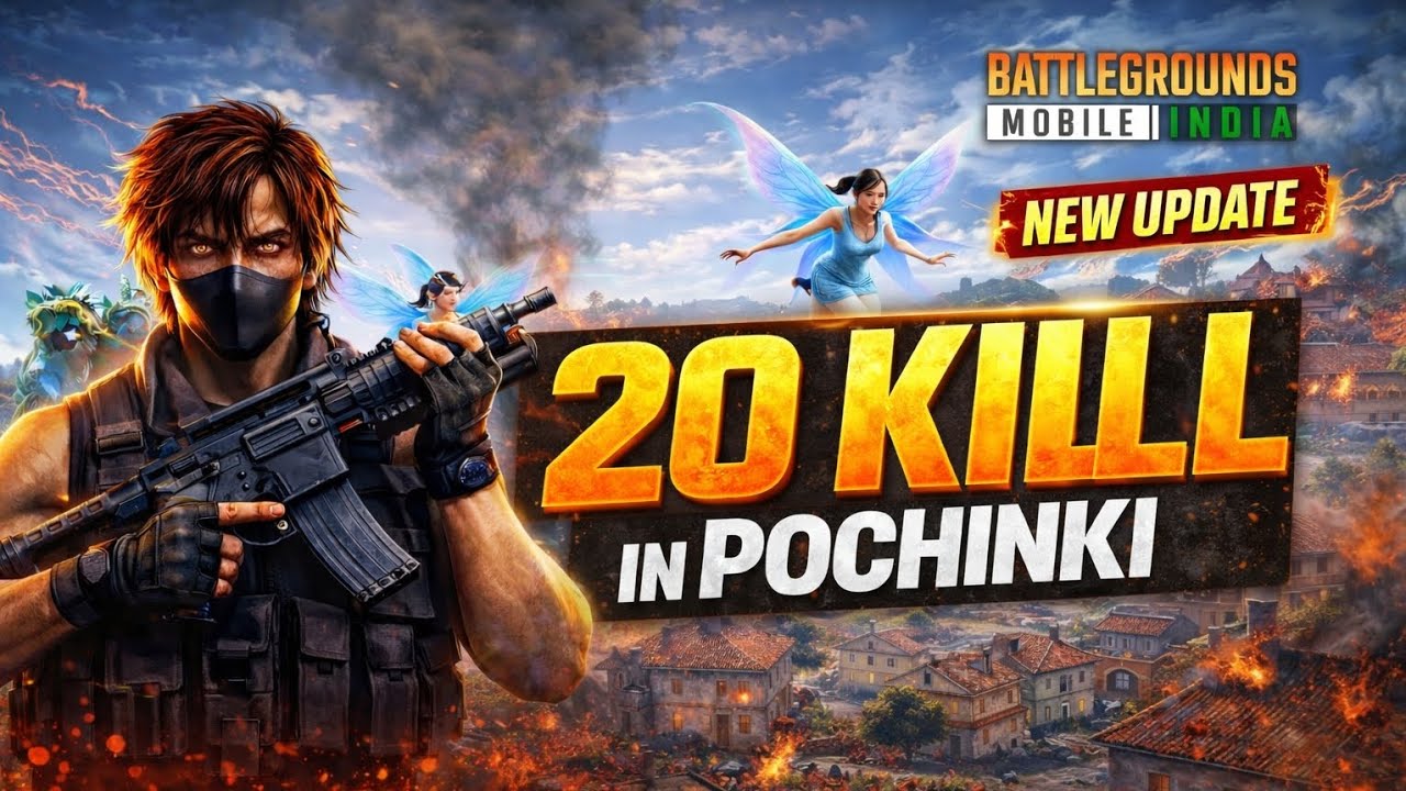20 KILL POCHINKI HIGHLIGHT 🔥 | BGMI NEW UPDATE 