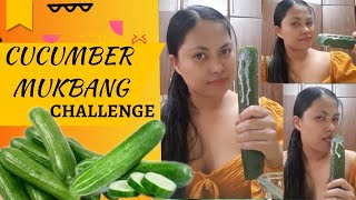 ASMR MUKBANG | Cucumber Mukbang Challenge #mukbang #challenge #cucumber #asmr #eating #viral